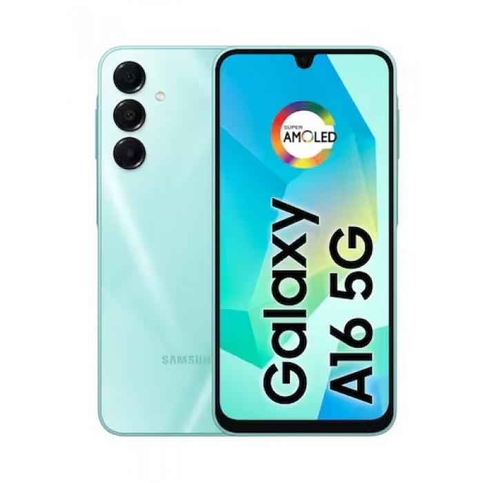 Oferta Relâmpago Celular Samsung Galaxy A16 5G Verde Claro, 256GB, 8GB RAM, Câmera de até 50MP, Tela 6.7", NFC, IP54, Bateria 5000 mAh e Processador Exynos 1330